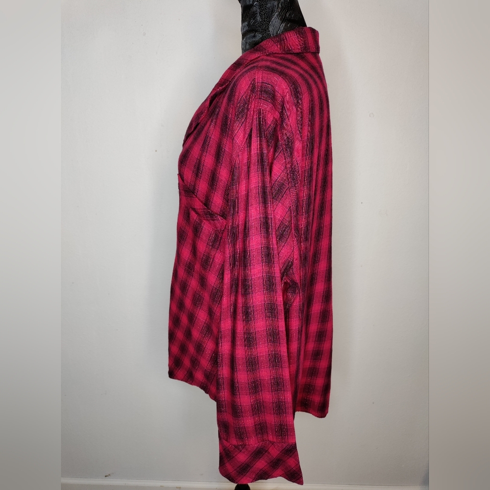 Victoria's Secret Fuchsia Plaid Pajama Set - Picture 5 of 14